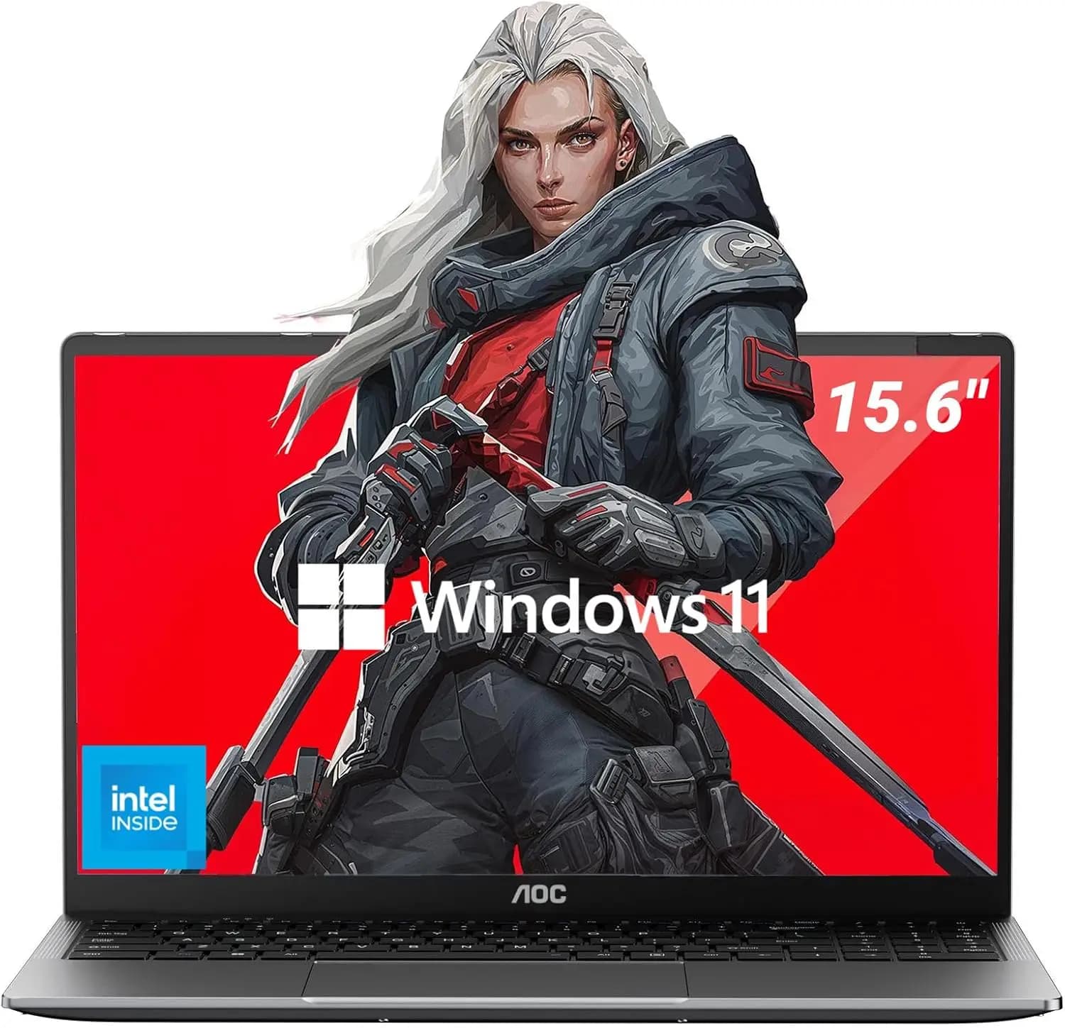 Computer 2026 con Processore Intel N150, 16GB RAM, 512GB SSD NVMe, HDMI, WiFi, Bluetooth, Type-C, Webcam, Scocca in Metallo
