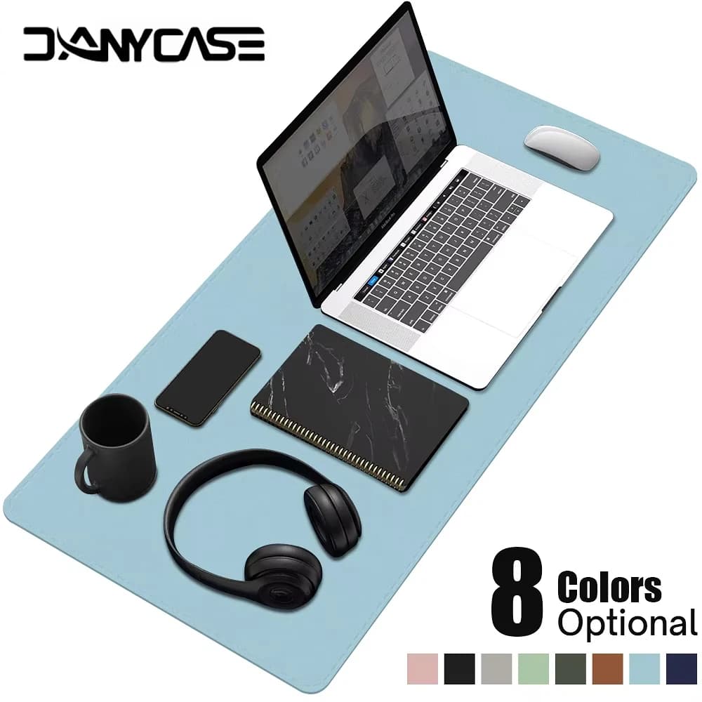 Desk Mat Waterproof PU Leather Mouse Pad Leather Desk Protective Cover Large Size Computer Laptop Non-slip Gaming Keyboard Mats