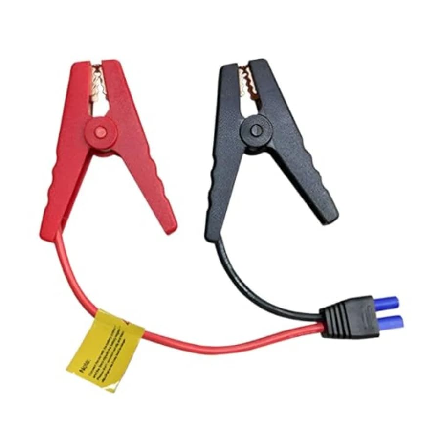 Cavo di avviamento EC5 con morsetti per batteria, connettore EC5 12V 10AWG, clip a coccodrillo di ricambio, avviatore di emergenza portatile per auto