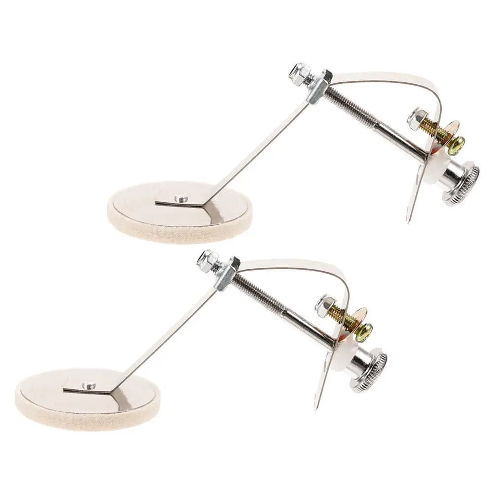 2 Pezzi Accessori per Rullante: Pad Fonoassorbenti in Metallo per Riduzione del Rumore, Compatibili con Rullanti Jazz e da Parata