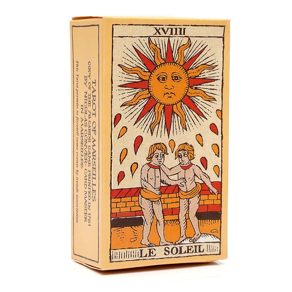 2025 Nuovo Tarot de Marsiglia de Conver 78 Lames libretto francese 78 carte del Tarot de Marsiglia pubblicate