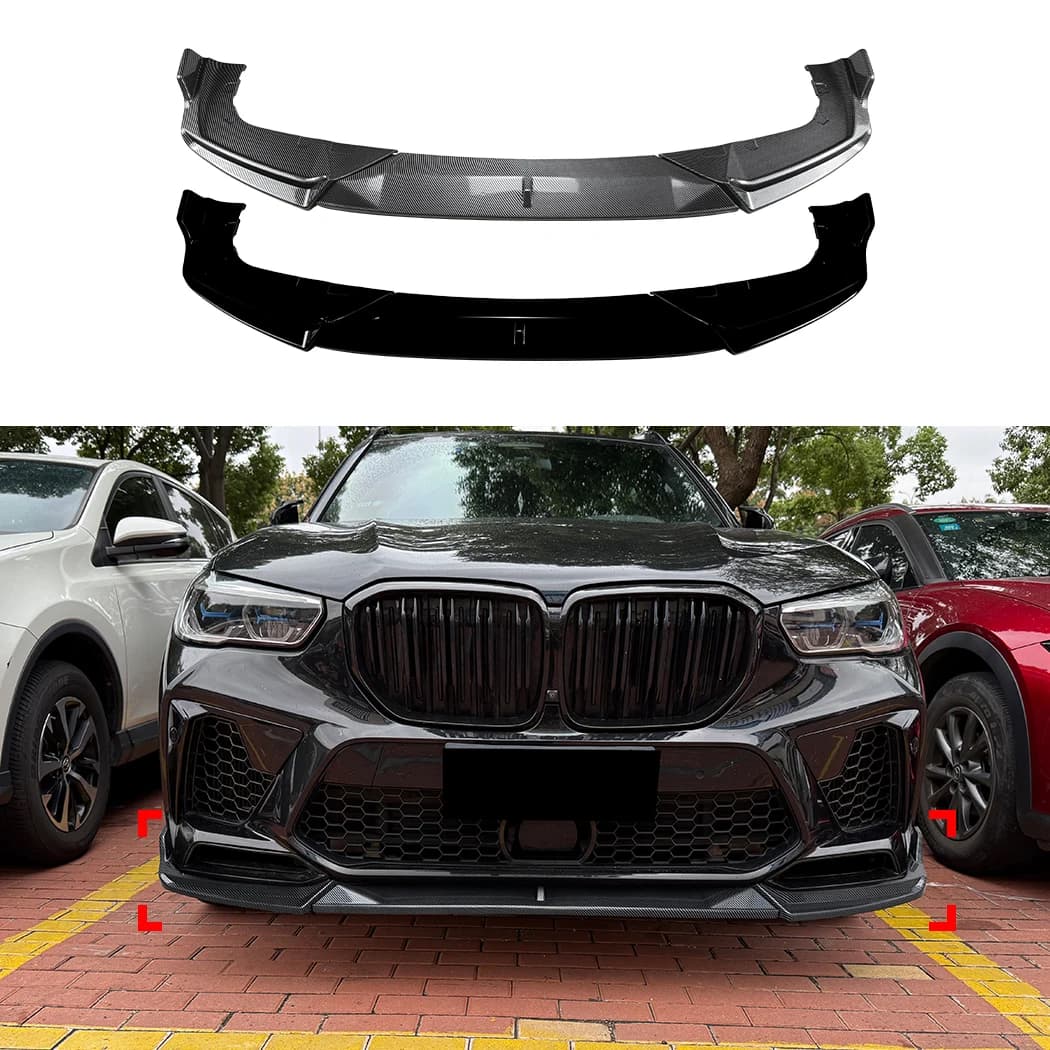 For BMW X5M F95 2020-2023 Spoiler Front bumper Lower Lip Kit Deffuser Splitter Tuning Protection