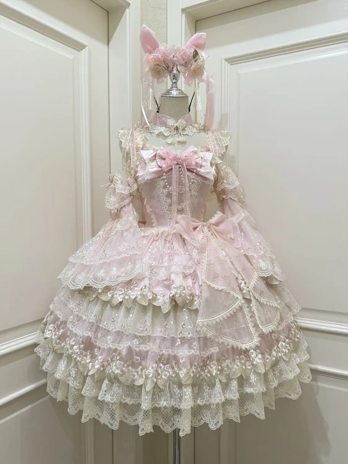 Original Design Hanfu Style Long Sleeve Lolita Dress Chinese CultureInspired Skirt OnePiece Clothing for Young Women