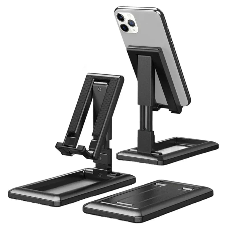 Supporto per telefono cellulare portatile universale Supporto per telefono cellulare pieghevole Supporto per telefono cellulare scalabile per staffa da tavolo Huawei Xiaomi