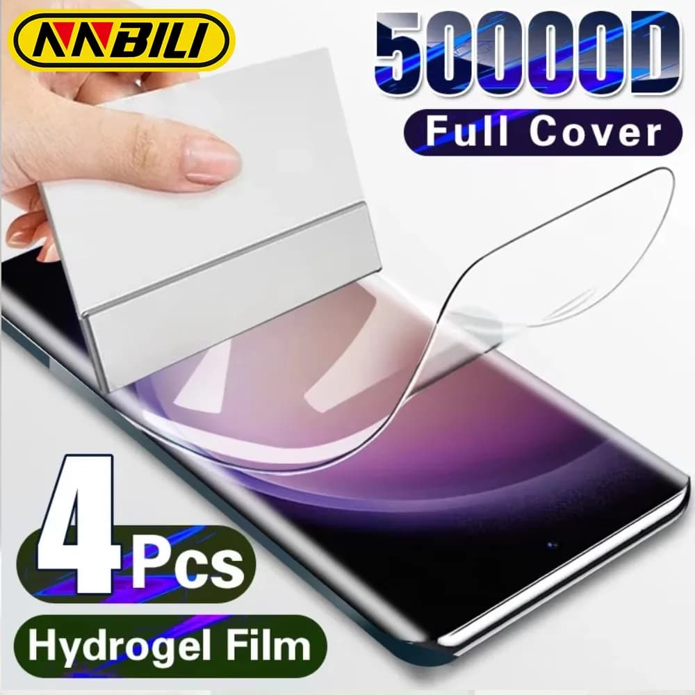 NNBILI 4 pieces of hydrogel film for Samsung Galaxy S26 S25 S24 S23 S22 S21 S20 Ultra Plus screen protection for Samsung S23 S20 S21 FE