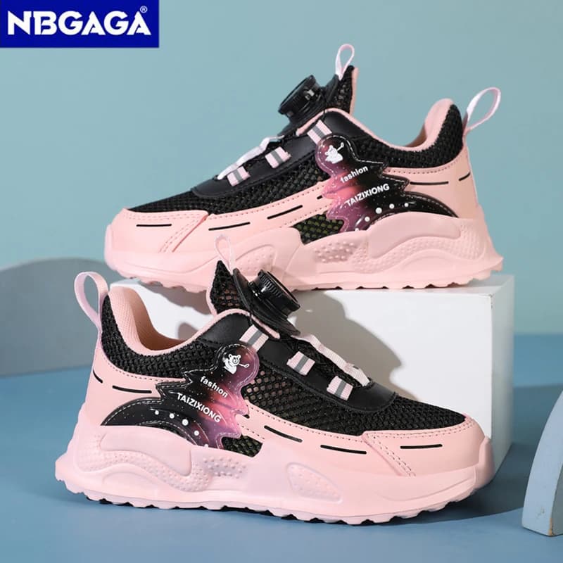 Scarpe da ginnastica estive traspiranti antiscivolo per bambini, scarpe casual leggere per ragazzi e ragazze, ideali per sport, corsa e tennis
