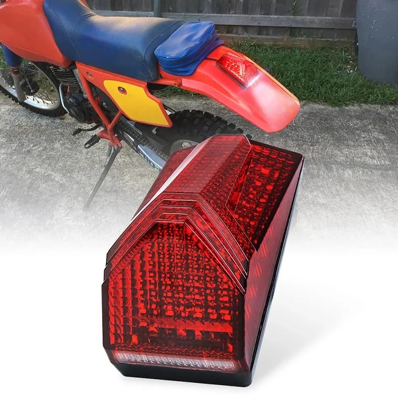 POVOTR Fanale posteriore per moto nuovo stile per Dirt Bike