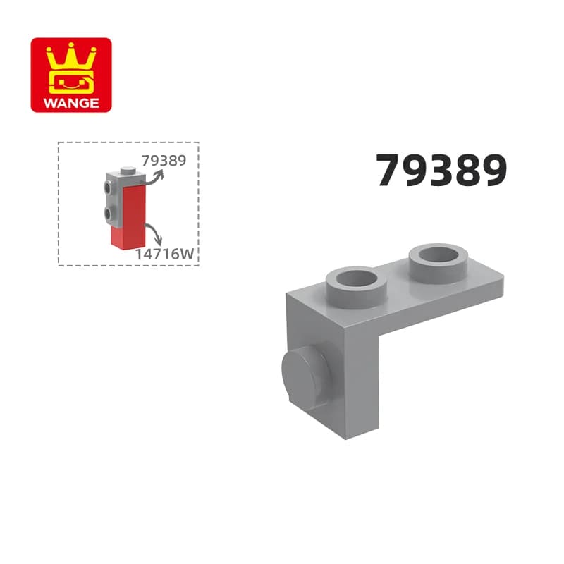 WANGE 79389 100g/240PCS Staffa 1x1 - 1x2 Mattoncini da Costruzione Accessori MOC Compatibili con Giocattoli in Mattoni Confezione Regalo per Bambini