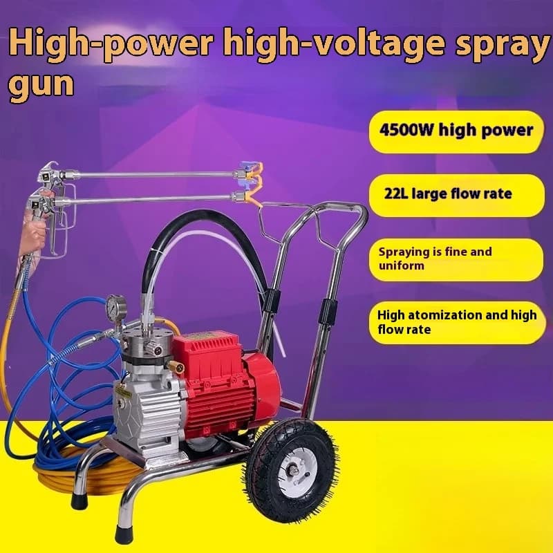 High-Pressure Airless Sprayer-Latex Paint High PowerCoating,Oil Paint Home Small Electric Spraying Machine,Efficient,Easy to Use