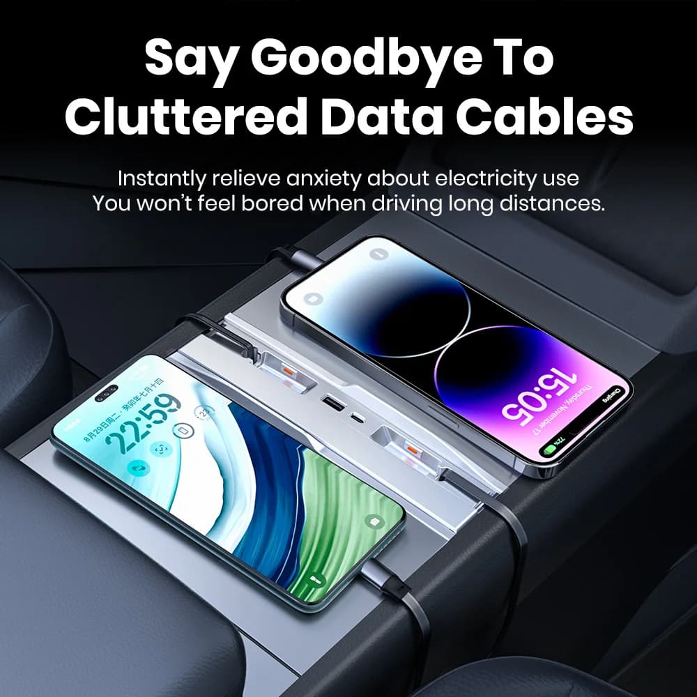 YZ For Tesla Model 3 Y Highland Juniper Docking Station Fast Charger Intelligent Expansion Dock Central Control Charging Shunt
