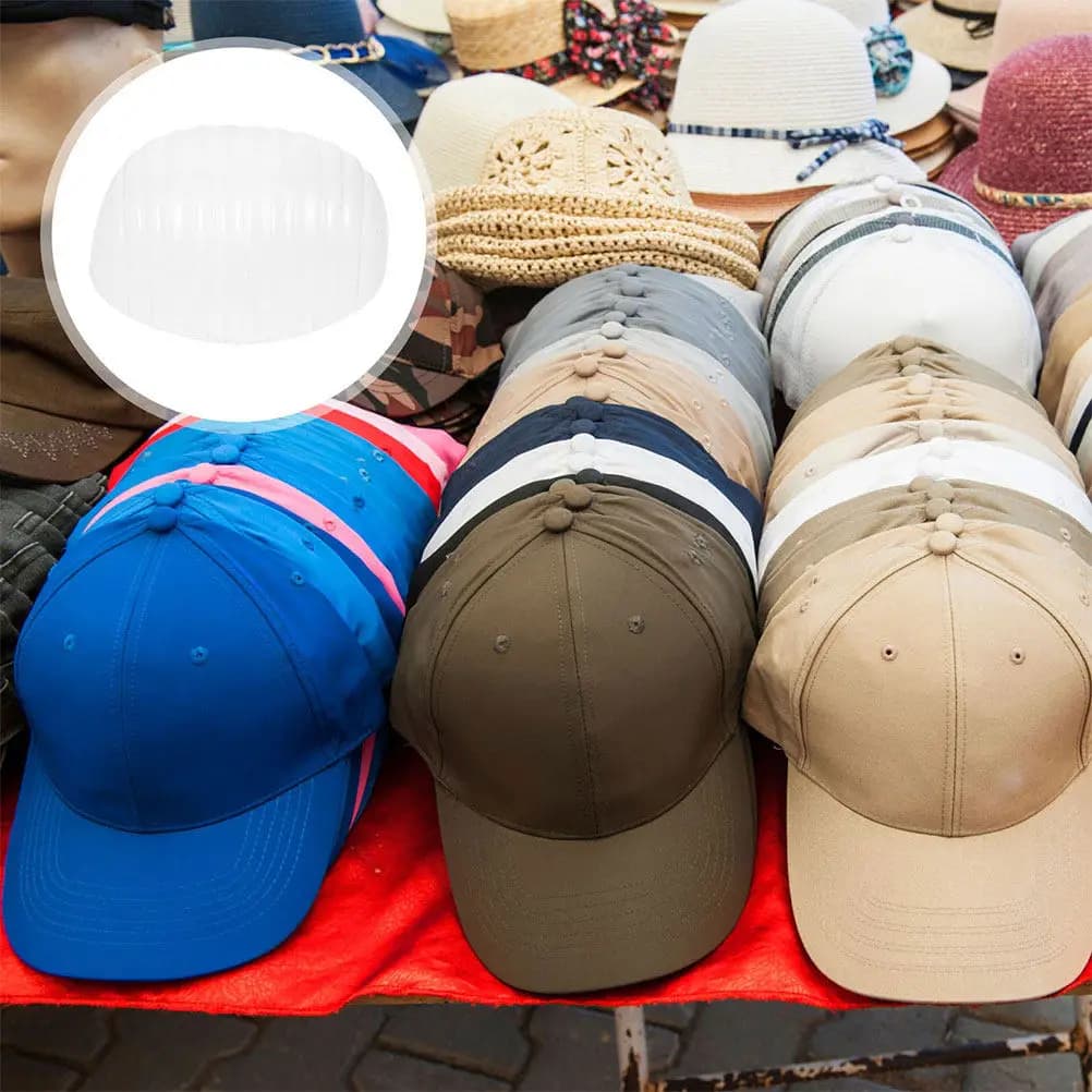 20 Pieces Internal Cap Holder, Baseball Hat Modeller, Light Plastic Insert, Display and Organizer for Hats