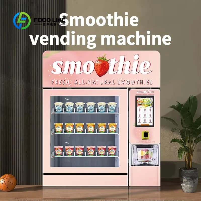 Fornitore di distributori automatici personalizzati: Distributore automatico di frullati, Frullatore self-service, Distributore automatico di frutta congelata, Distributore automatico di frullati