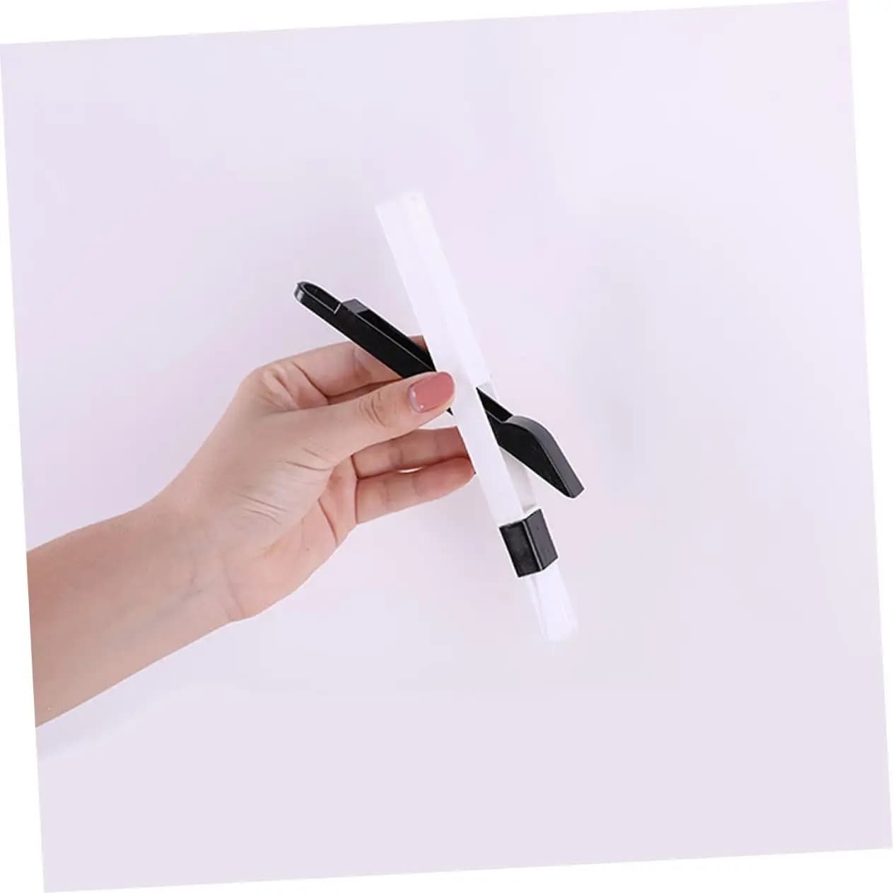 Set di 3 Spazzole Staccabili per Pulizia di Finestre e Porte con Paletta, Strumento Multiuso per Pulizia di Tastiere, Scanalature e Angoli, Nero
