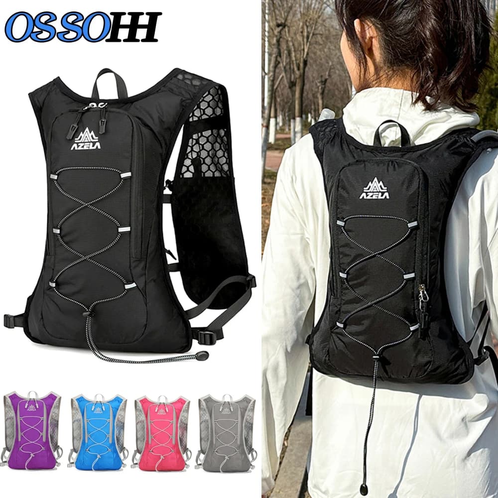 Hydrating vest for Running, Light backpack Isolated for Hiking, Trail Running, Cycling, Skiing and Marathon