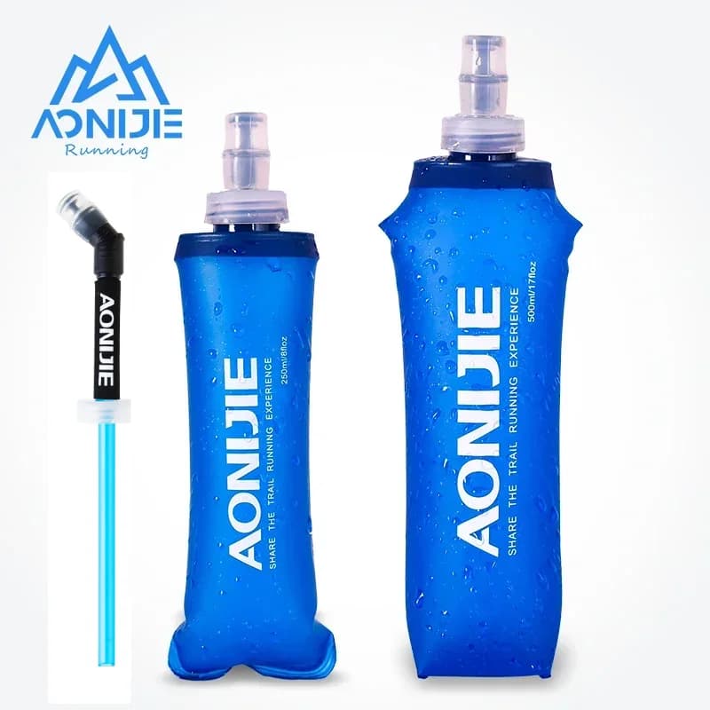 AONIJIE New SD09 SD10 250ml 500ml Soft Bottle Foldable Water Bottle Foldable TPU Free For Running Moisturizing Package Waist Bag