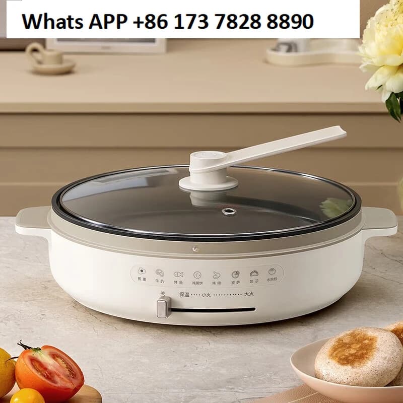 DBC-H16U5 domestico approfondito e allargato la funzione della nuova padella per pancake per cuocere noodles, padella elettrica per pancake