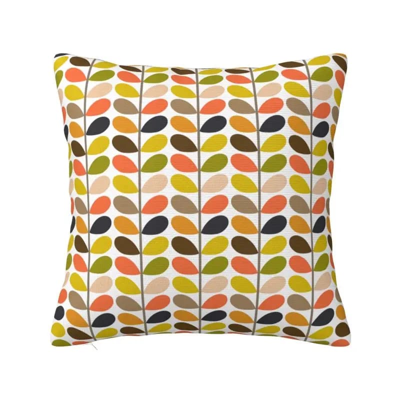 Multi Stem Orla Kiely Flowers Cushion Cover 40x40cm Velvet Throw Pillow Case for Sofa Square Pillowcase Bedroom Decoration