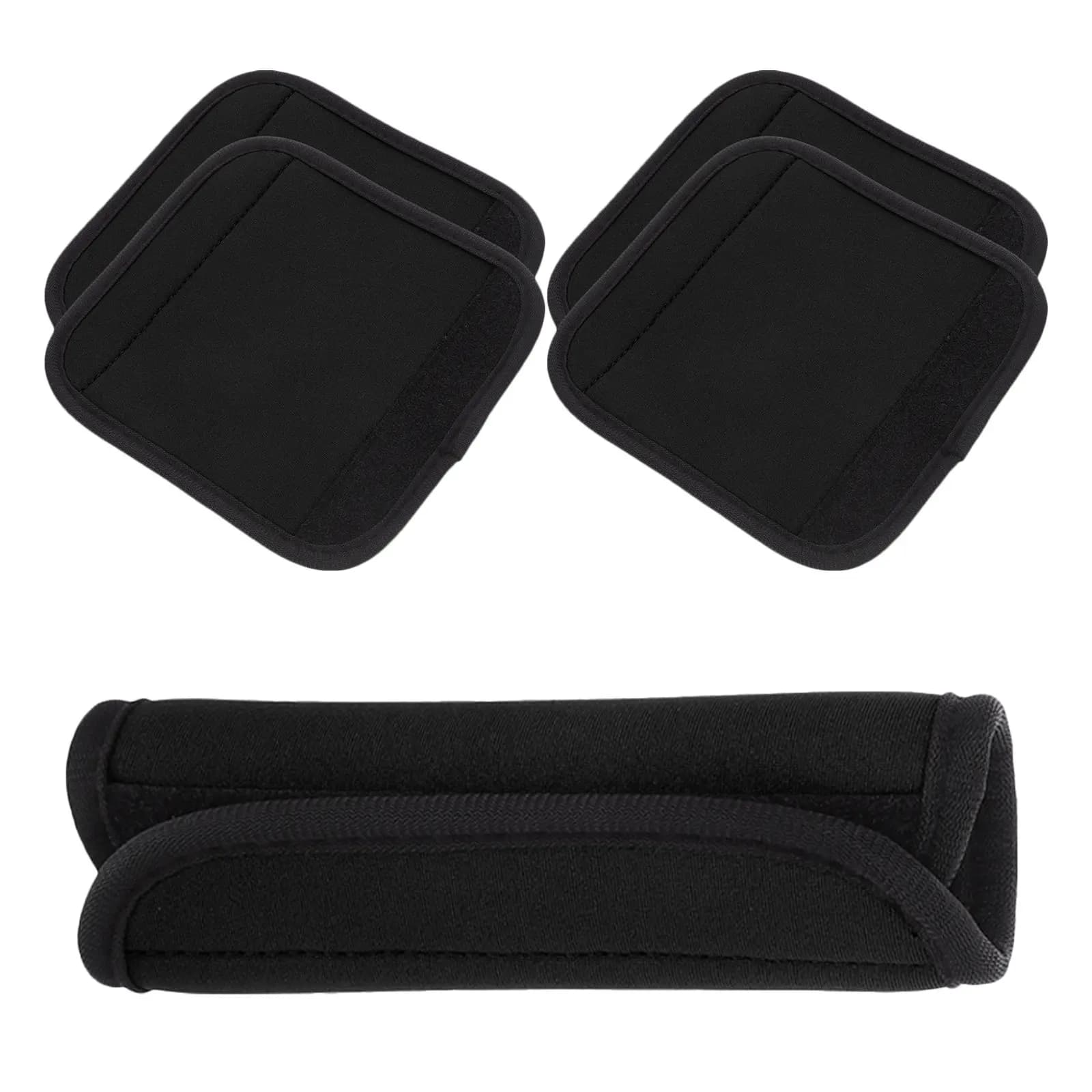 5Pcs Thick Gymnastic Bar Sleeve Protective Covers Barbell Grip Pads Pull Up Bar Handle Wrap Hip Thrust Cushions Fitness