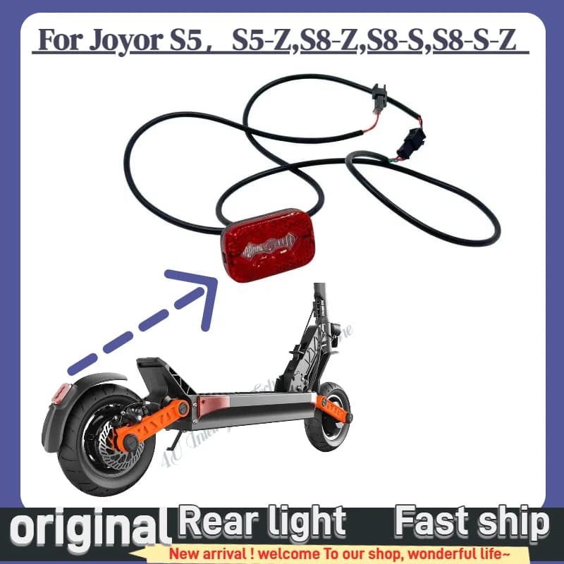 JOYOR Luce posteriore originale per fanale posteriore per scooter elettrico serie S5 S8 S10 S Parte di ricambio