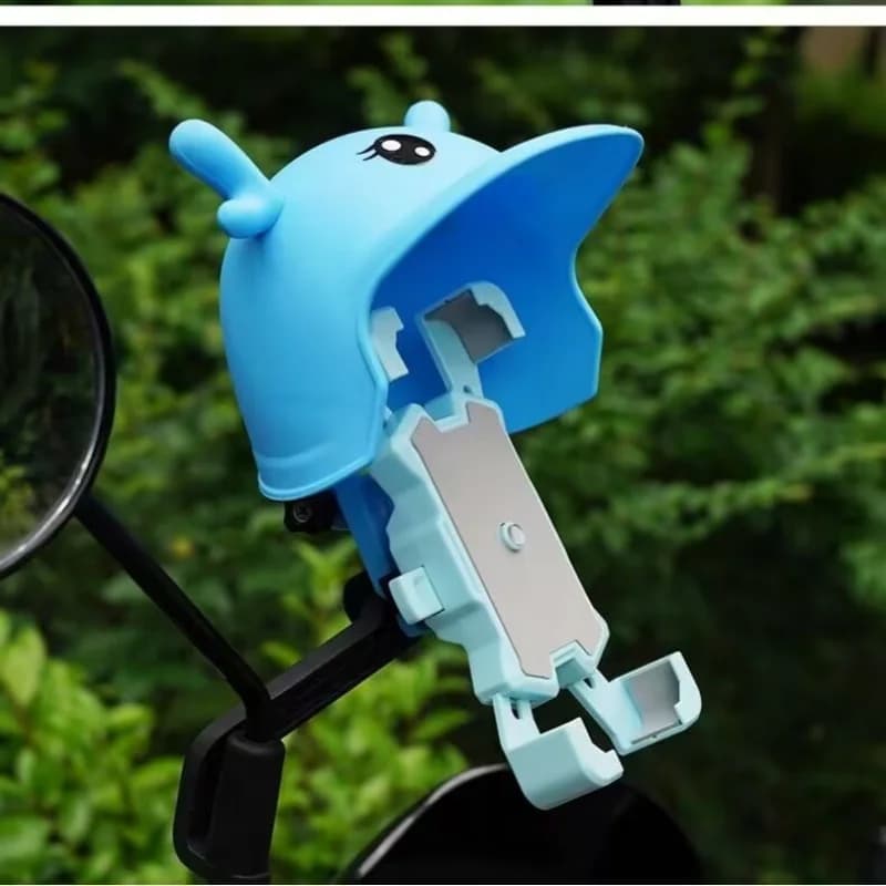 Porta telefono per moto, piccolo casco, porta telefono per motociclista elettrico, parasole e impermeabile per moto Kawasaki