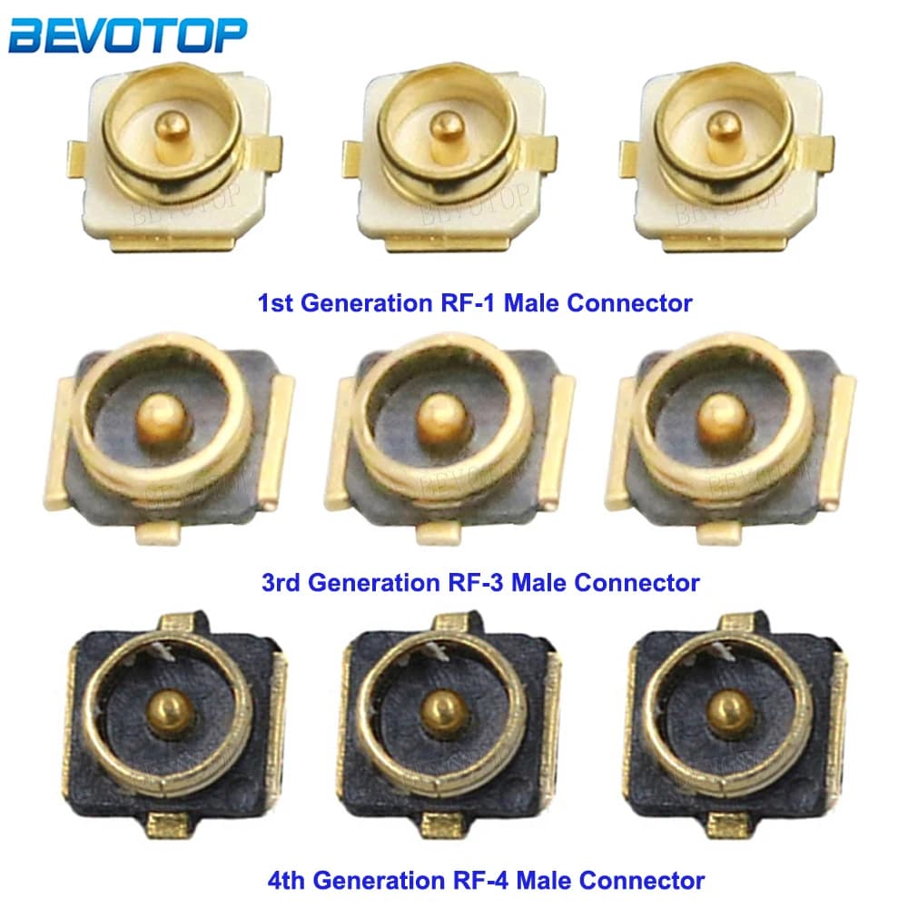 10 Pz/lotto U.FL IPX-1st/3rd/4th Spina Maschio Compatibile WiFi Antenna Presa SMT PCB RF Coassiale WiFi Connettore Antenna Bordo Terminale
