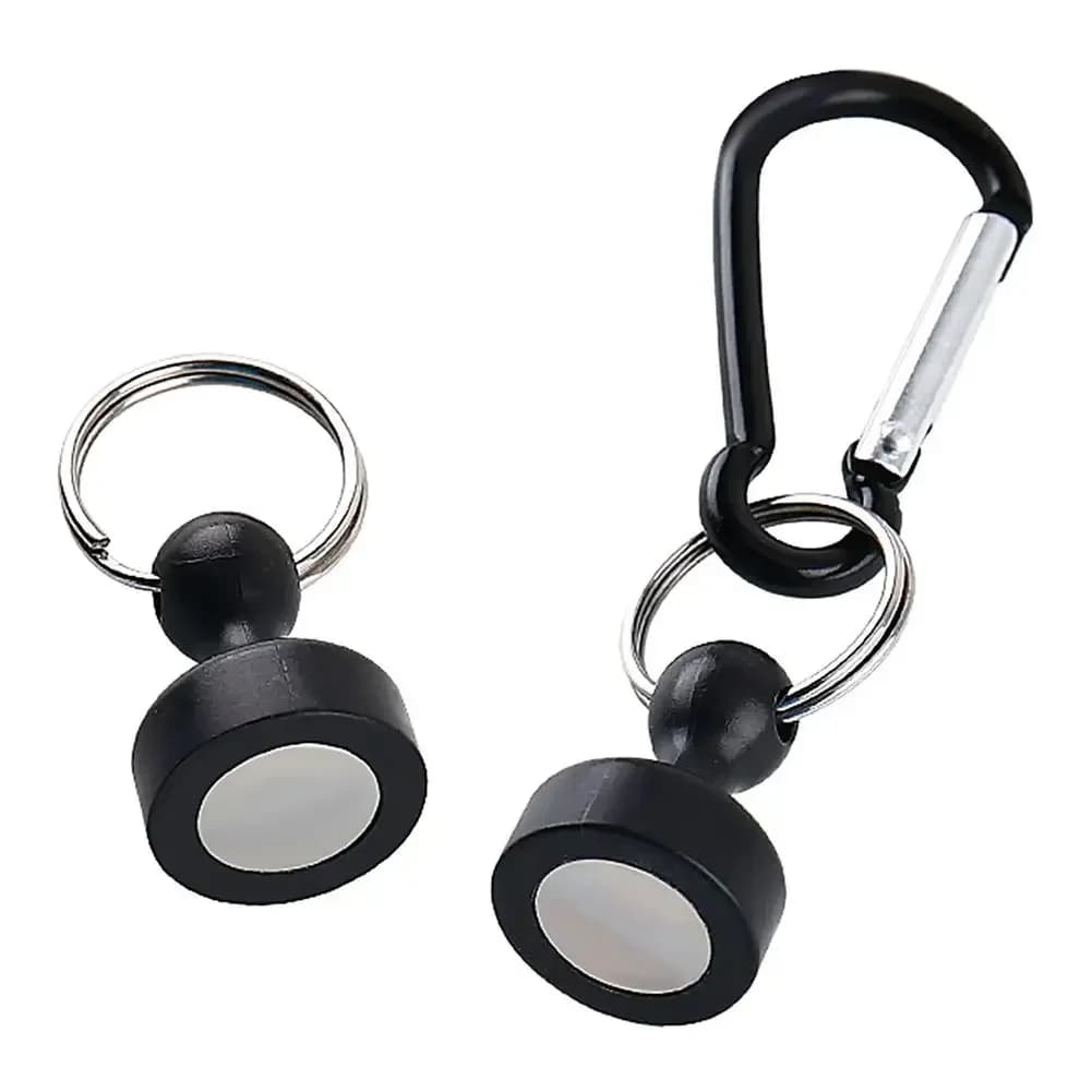 Magnetic clip for fishing gear with snap hook – Anti-smarriage buckle for fishing box, pliers, scissors and outdoor accessories