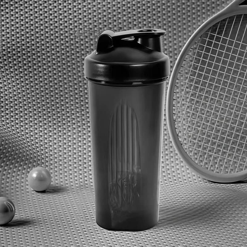 Bottiglia portatile in plastica per shaker proteico da 600 ml 20 once per gli appassionati di fiess Atleti Tazza per shaker per bevande a prova di perdite