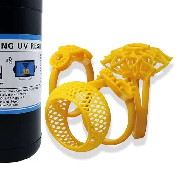 KK Lab Resina incastabile liquida per polimerizzazione UV 405nm Resine per stampante 3D LCD-SLA per la fusione di stampi per gioielli
