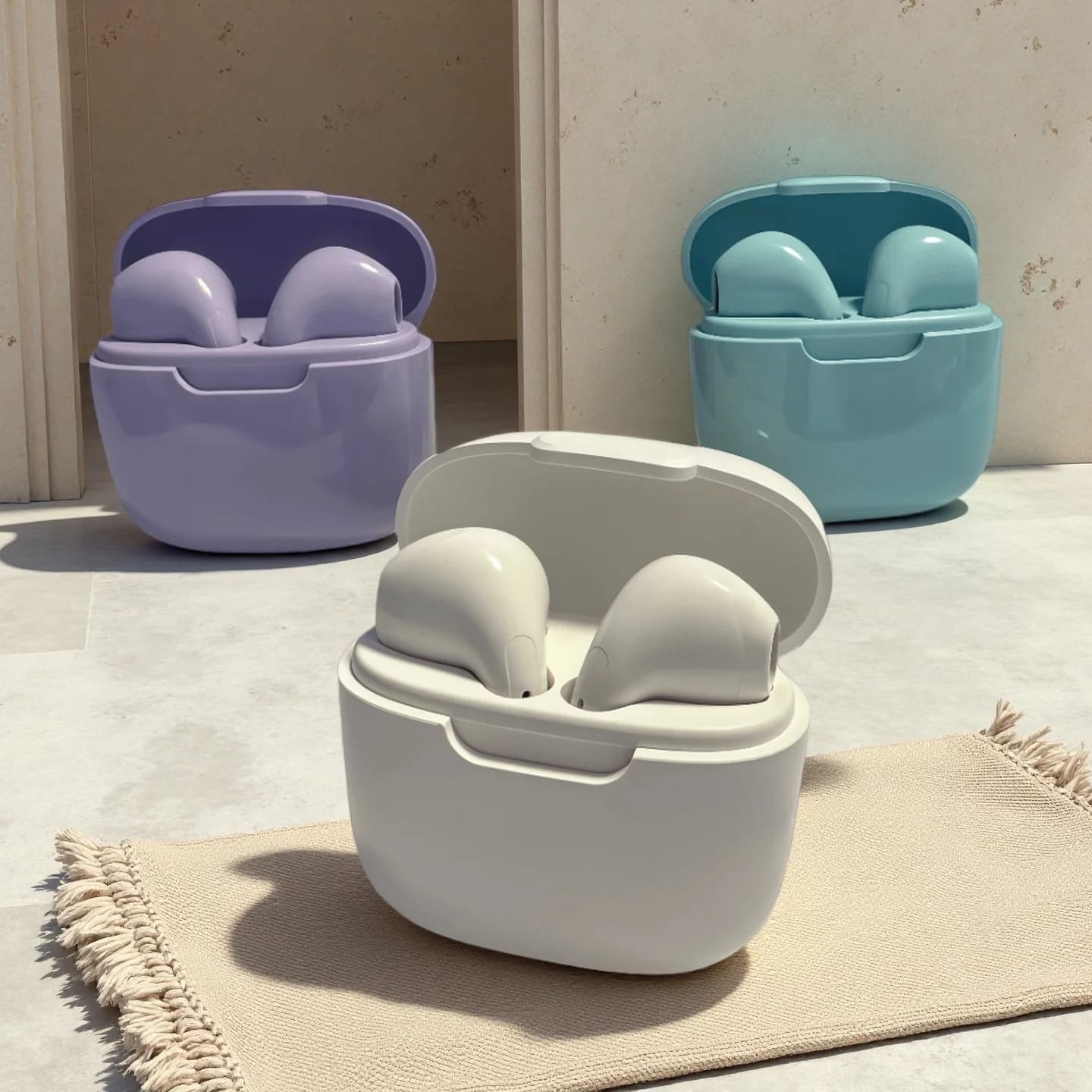A2Pro TWS Cuffie Macaron Bluetooth True Wireless V5.3 Durata della batteria ultra lunga e cuffie sportive da gioco stereo a bassa latenza