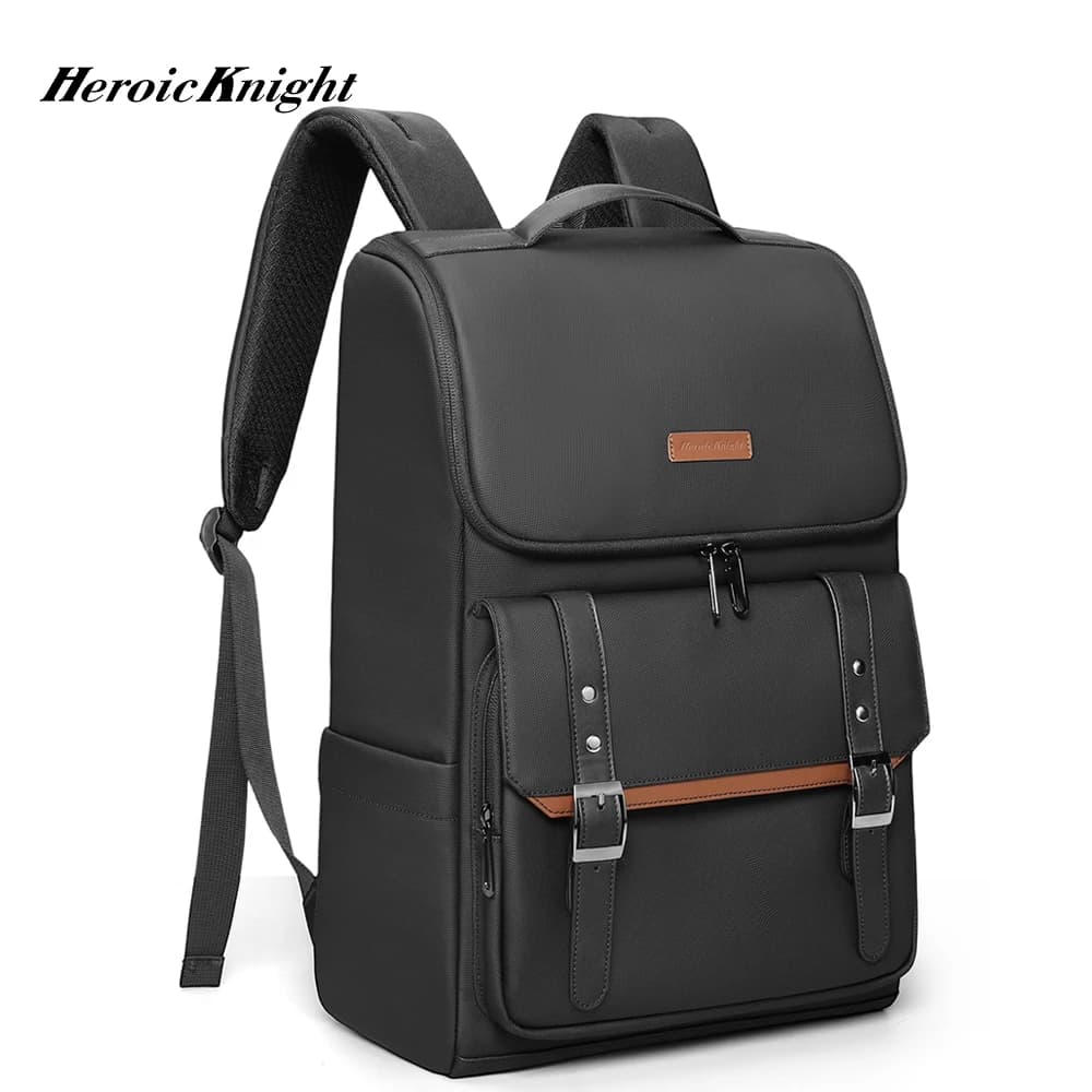 Heroic Knight Business Man Backpack Zaino impermeabile per laptop da 17,3 pollici Zaino da lavoro antifurto Zaino da viaggio elegante per la scuola
