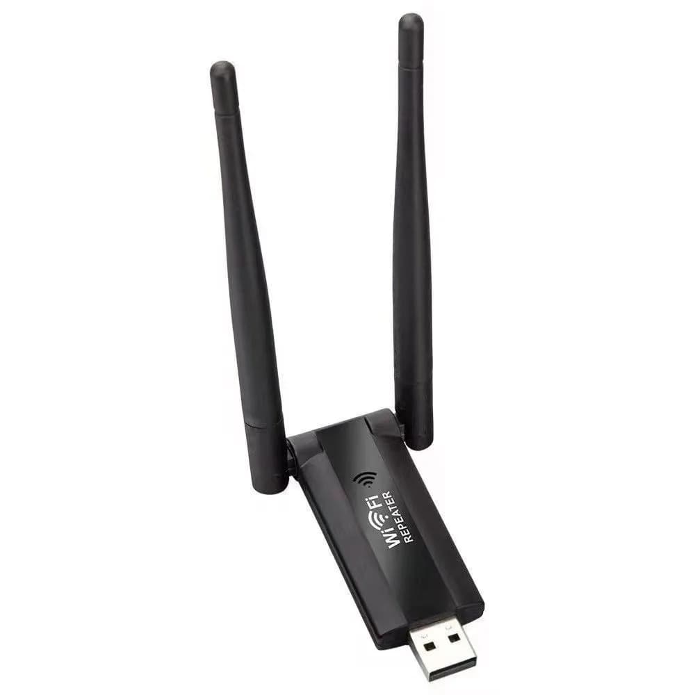 Amplificatore di Segnale WiFi in Plastica con Connessione USB, Velocità 300Mbps, Ripetitore WiFi per Miglioramento del Segnale, Rete Domestica