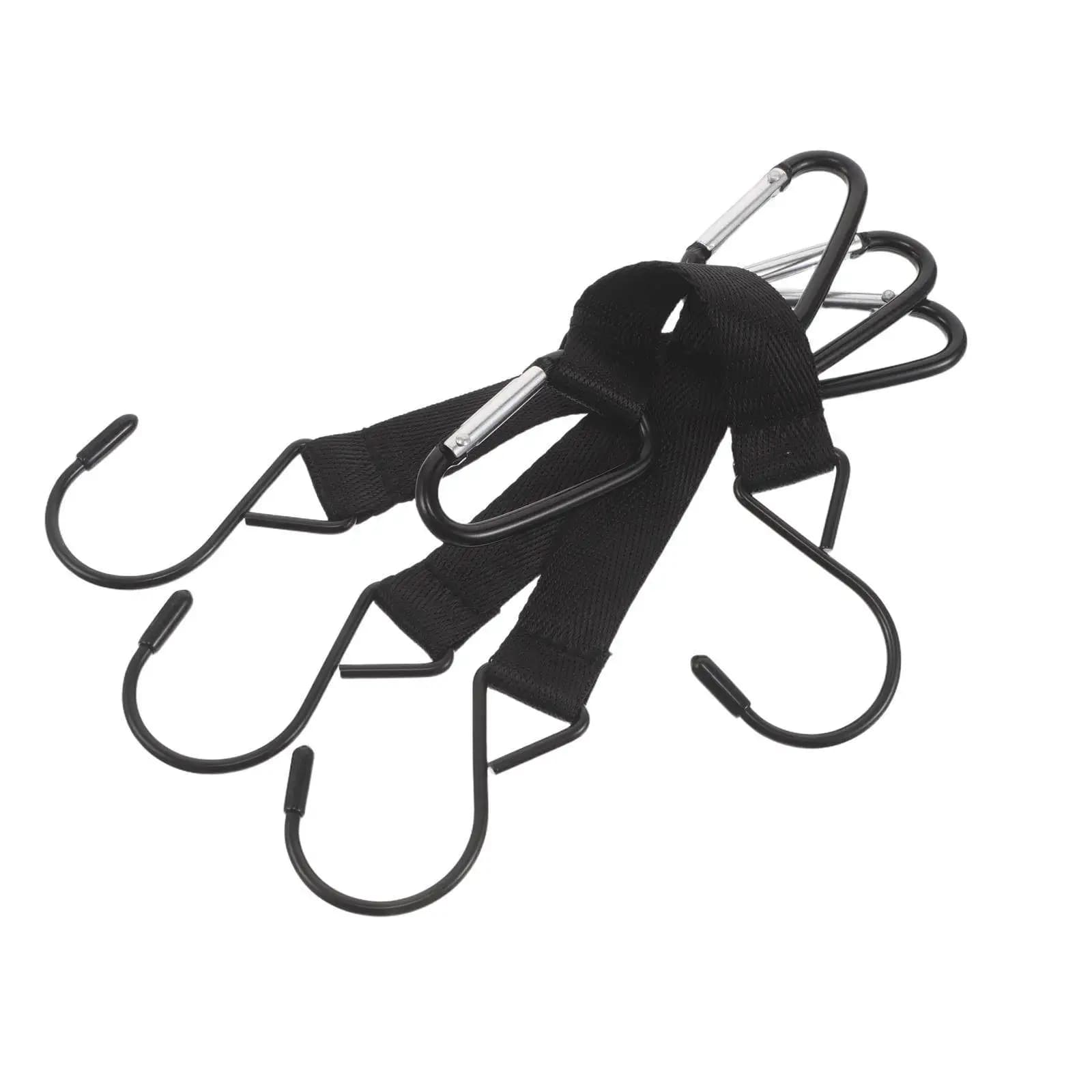 4Pcs Multi-Purpose Fence Hooks for Backpacks Travel Camping Sports Equipment Baseball Bag Net Hook Tennis Racket Hanging Secure