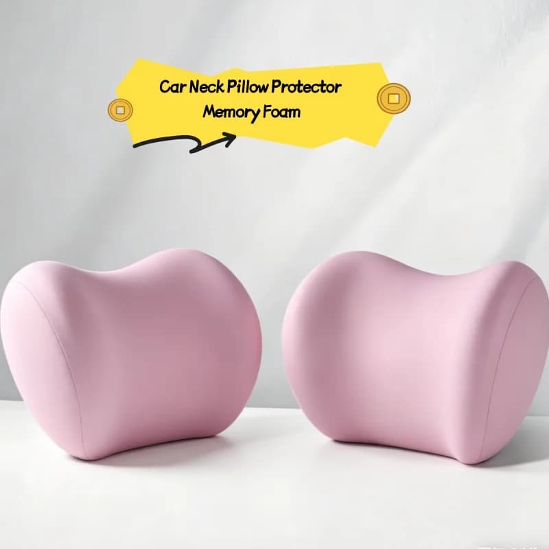 Cuscino Poggiatesta Auto, Cuscino Lombare Morbido, Supporto Lombare per Auto, Cuscino Collo Auto, Protezione Cuscino Collo in Memory Foam