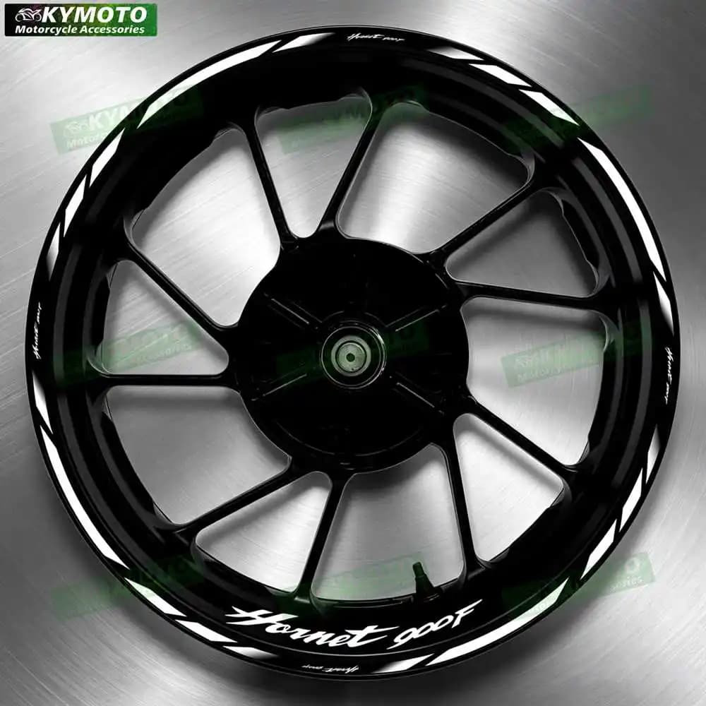 For Honda HORNET 900F reflective motorcycle wheel hub stickers striped tape PVC waterproof decal decorations for wheel rims