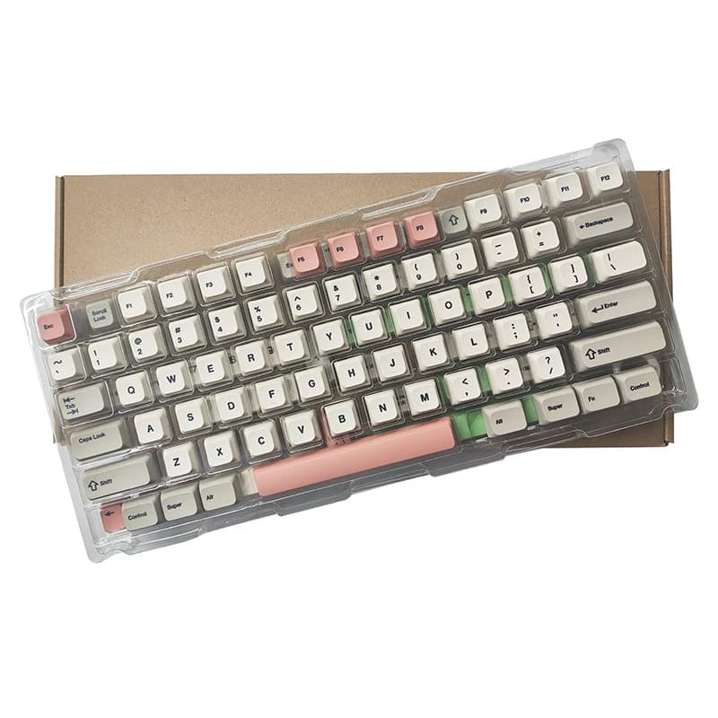 138 tasti Retro Cherry Profile Keycaps PBT cappellini personalizzati fai da te per tastiere meccaniche 61/63 /64 /68/78/82/98/104 /108 tasti