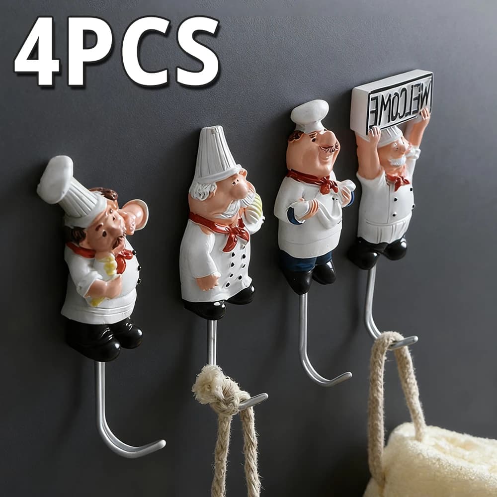 Cartoon Self Adhesive Wall Hook Sticker Clothes Hanger Key Holder Kitchen Bathroom Coat Towel Rack Self Adhesive Hook Accessorie