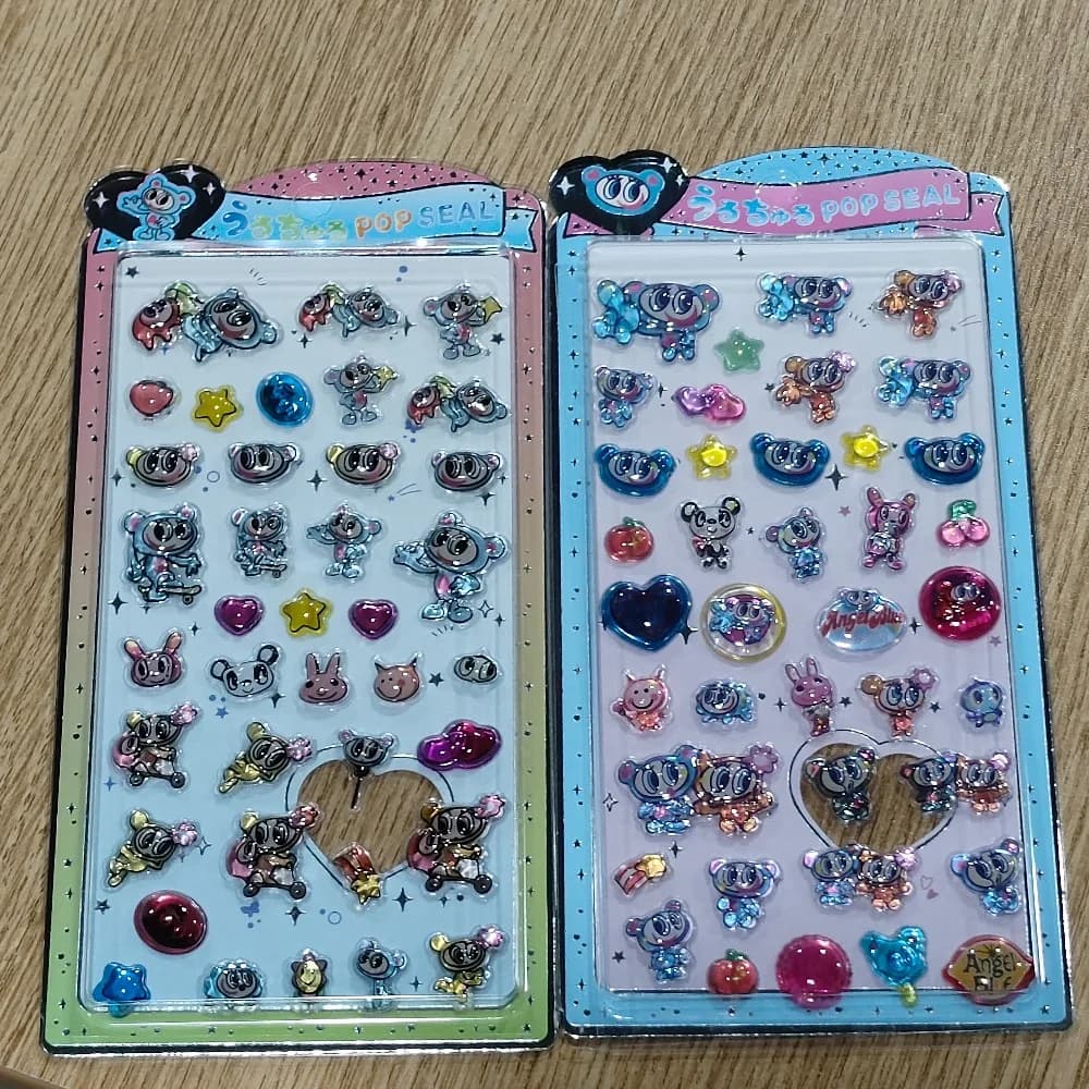 Adesivi 3D in Resina Blue Angel per Cover Telefono Giapponese - Decorazione Kawaii Fai-da-Te per Ragazzi e Ragazze