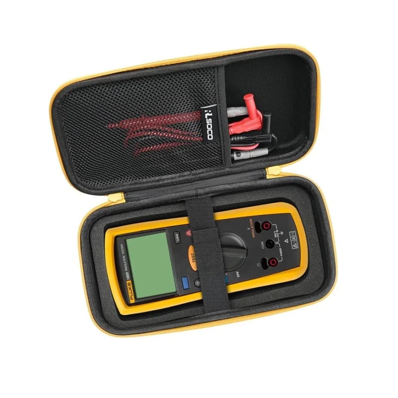 Custodia rigida per FLUKE 1587 FC/1503/1507/1508 /1577 e funziona con Brymen BM869s Megohmmetro digitale Tester di resistenza all'isolamento