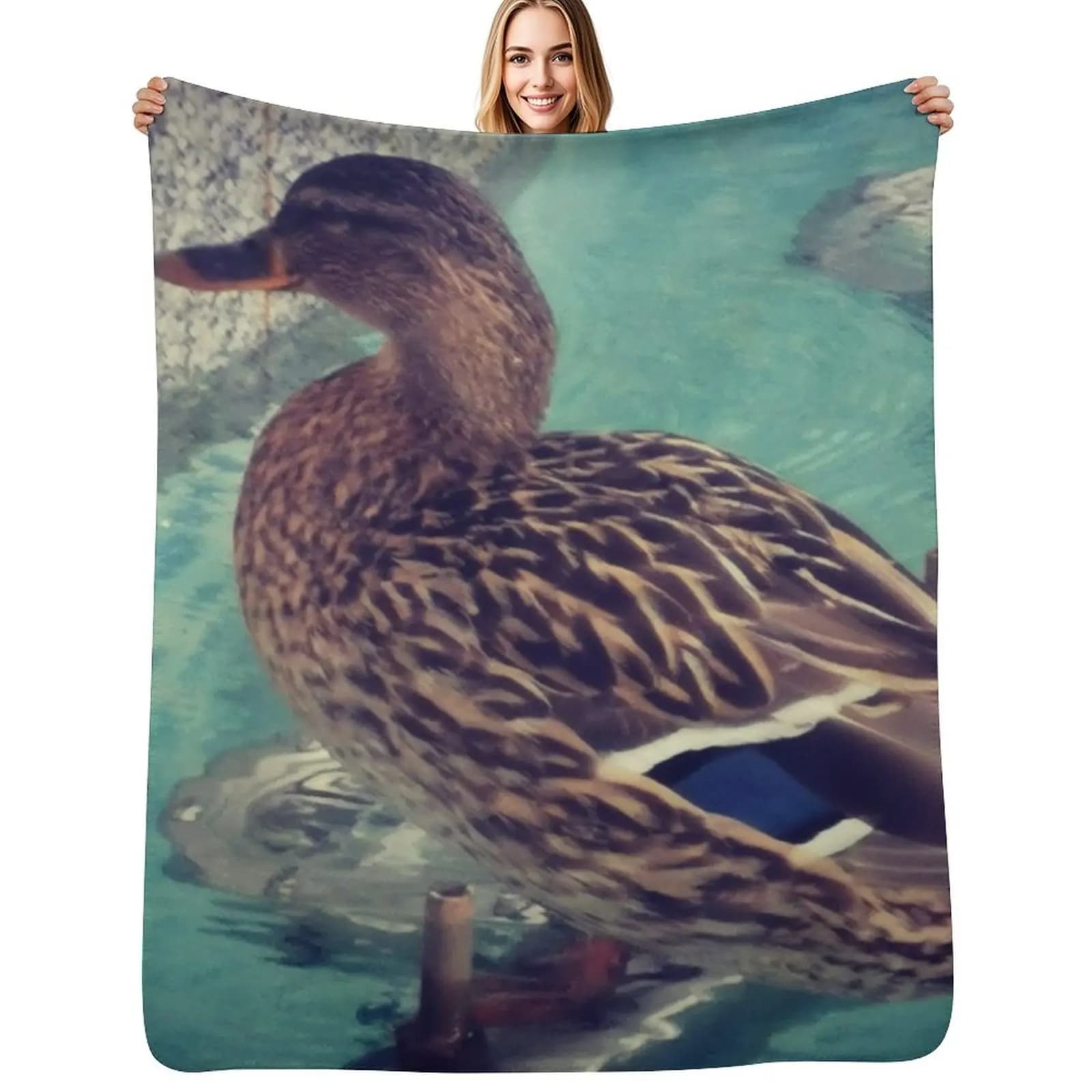 wild duck Throw Blanket cosplay anime Personalized Gift Softest Large Sleeping Bag For Decorative Sofa Blankets
