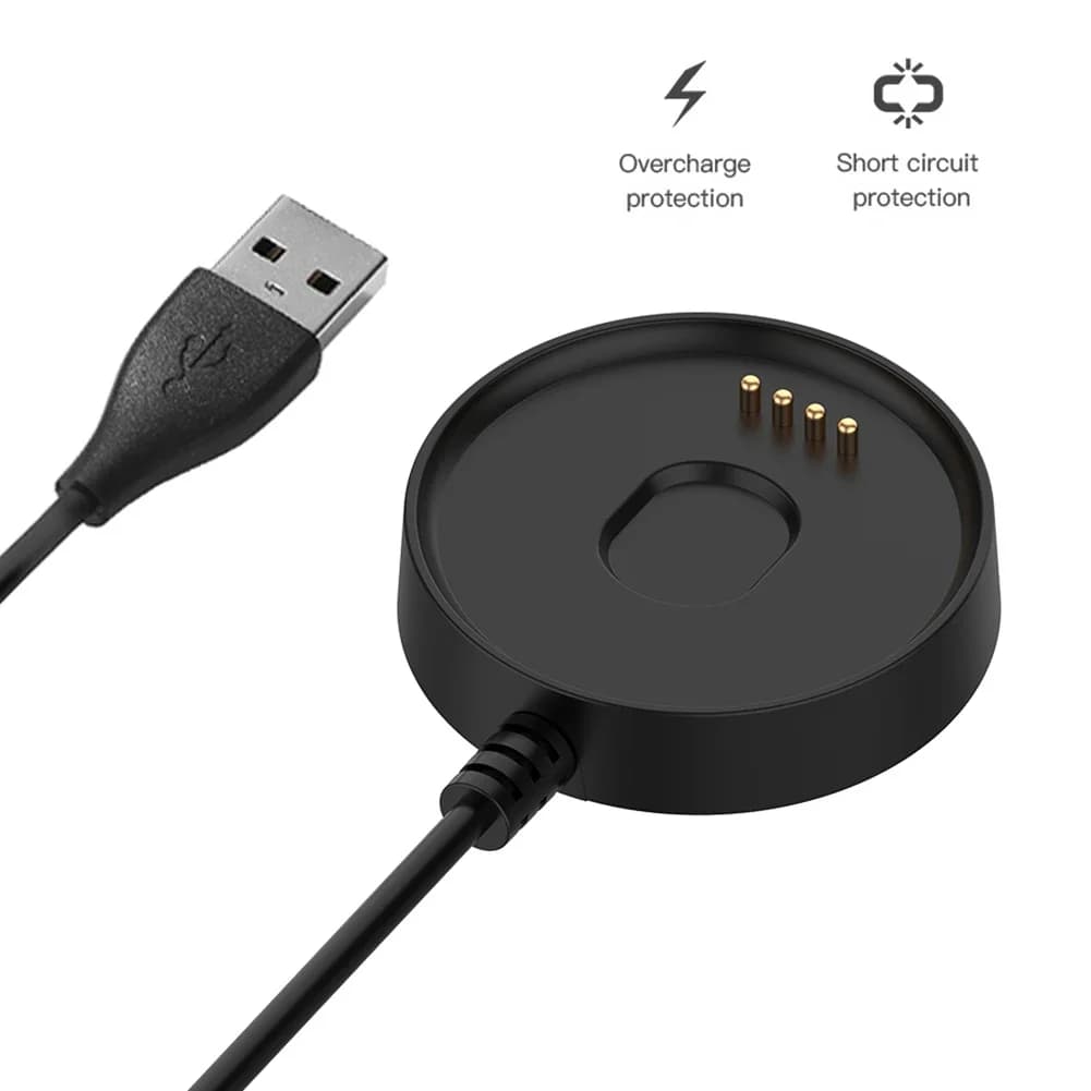 Base di ricarica USB da 100 cm per Ticwatch C2 E2 S2 Smart Watch Cavo dock di ricarica Base di ricarica magnetica Accessori