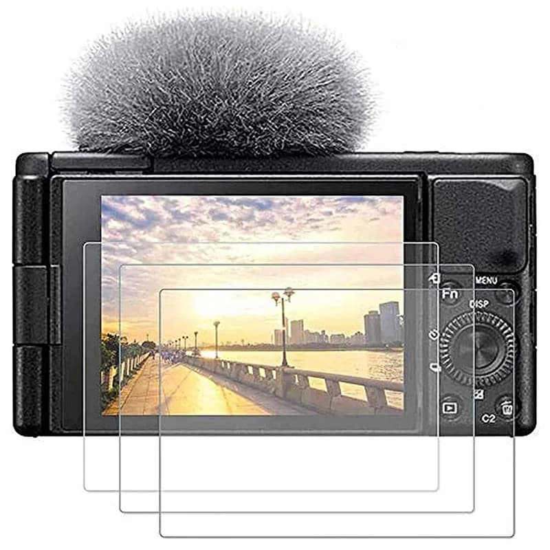 Proteggi schermo in vetro temperato con durezza 9H da 0,3 mm per Sony ZV-E10 ZV-1 ZV-1M2 ZV1M2 ZVE10 ZV1 ZV-1F ZV1F Copertura completa