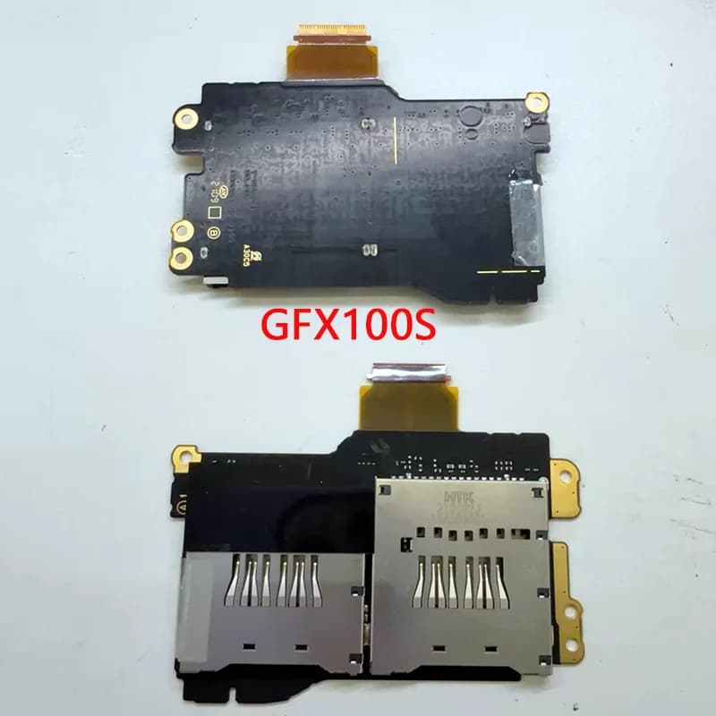 Nuove parti di riparazione PCB per schede di memoria SD doppie per fotocamera Fujifilm GFX100S