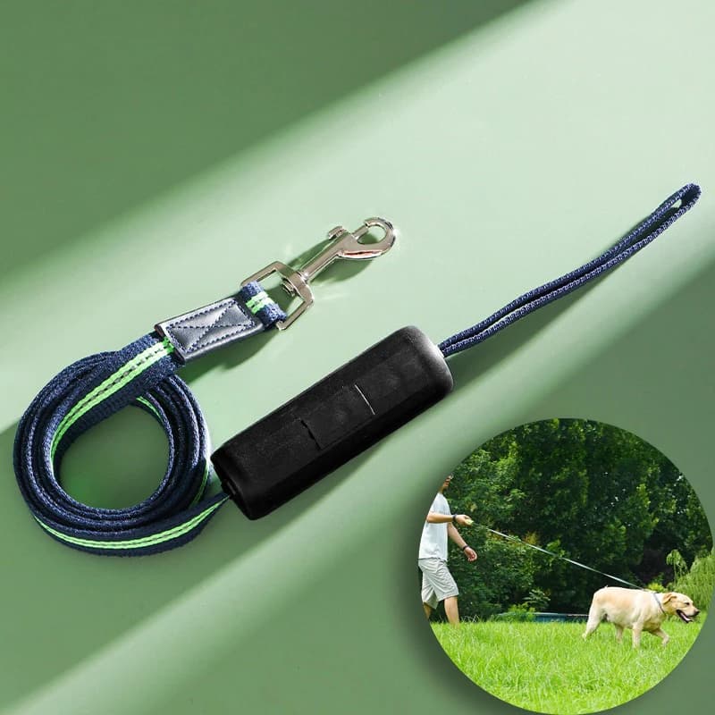 Guinzaglio per cani notturno Guinzaglio per cani multiuso riflettente Anti tirando Guinzagli per cani estesi durevoli Comodo cavo per animali domestici per gatti