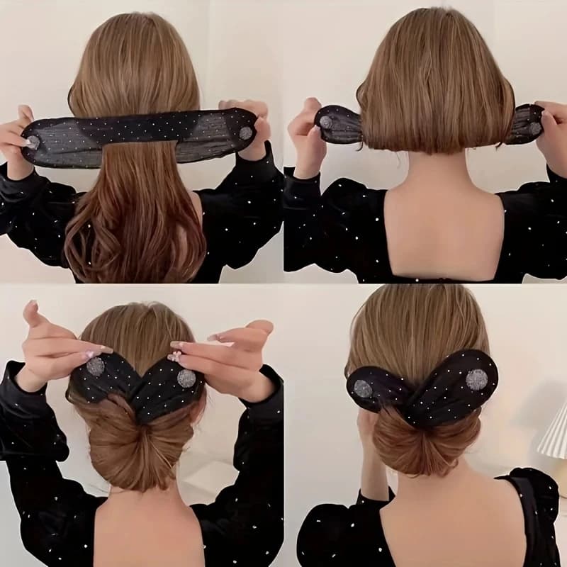 1pc Pigro Artefatto Magico Clip di Capelli Francese Twist Ciambella Bun Maker per Le Donne Alla Moda Strumento di Styling Dei Capelli per Aggiornamenti Senza Effortless trecce
