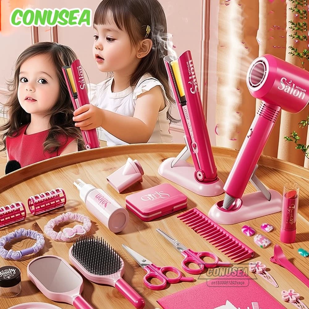 Beauty Toys for Girls Fashion Barbie Role Games Simulation Haircut Children Hair Hairstyle Children Hairstyle Children