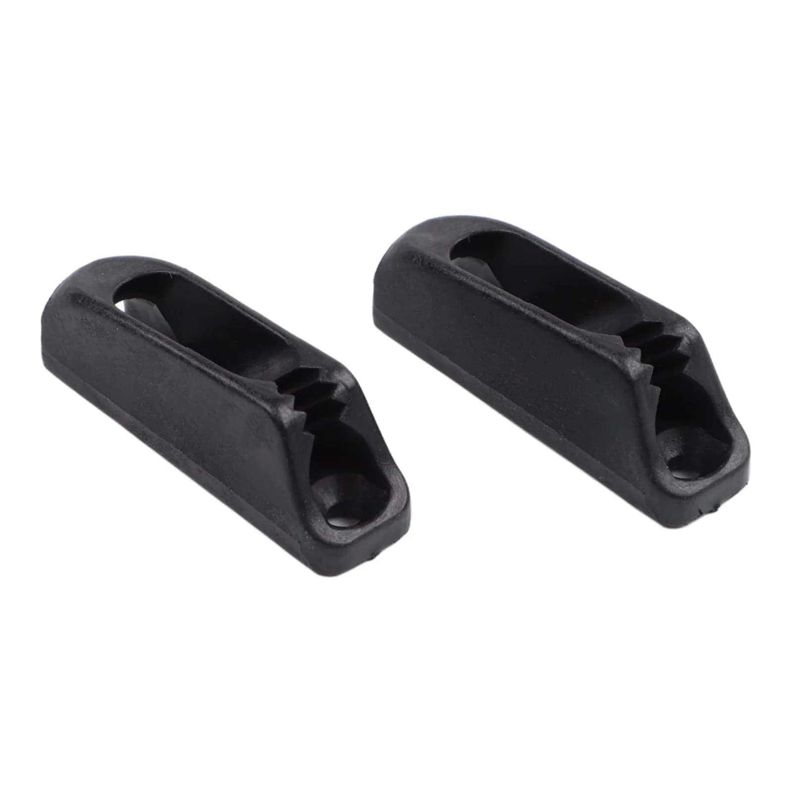 Rope Self-locking Rope 2Pcs Black Clam Cleat Cord Lock Nylon Screw Bolt Diameter 3mm Self-locking Cord For Marine Accessories