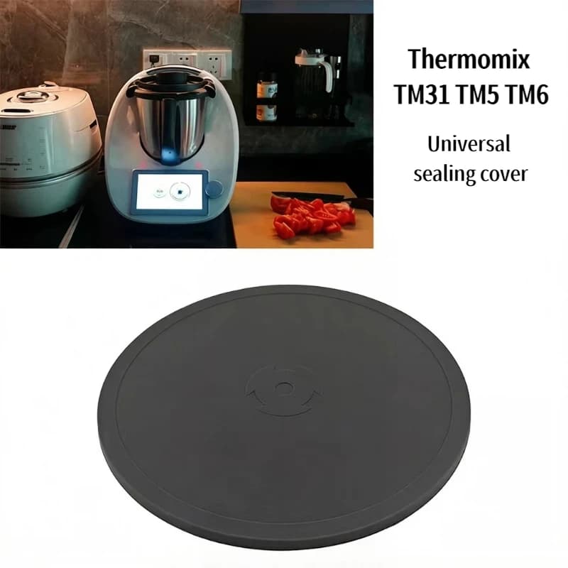 Coperchio in Silicone per Thermomix TM31 TM5 TM6, Accessorio per Frullatore, Coperchio Sigillato per Fermentazione, Coperchio per Ciotola di Miscelazione