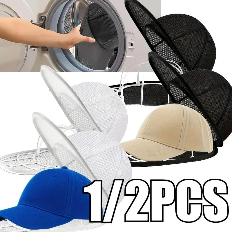 Protective Bag for Washing Hats, Anti-Deformation Bag for Cleaning Baseball Cappellini, Washable and Washable in Washing Machine - Stora Soft Net