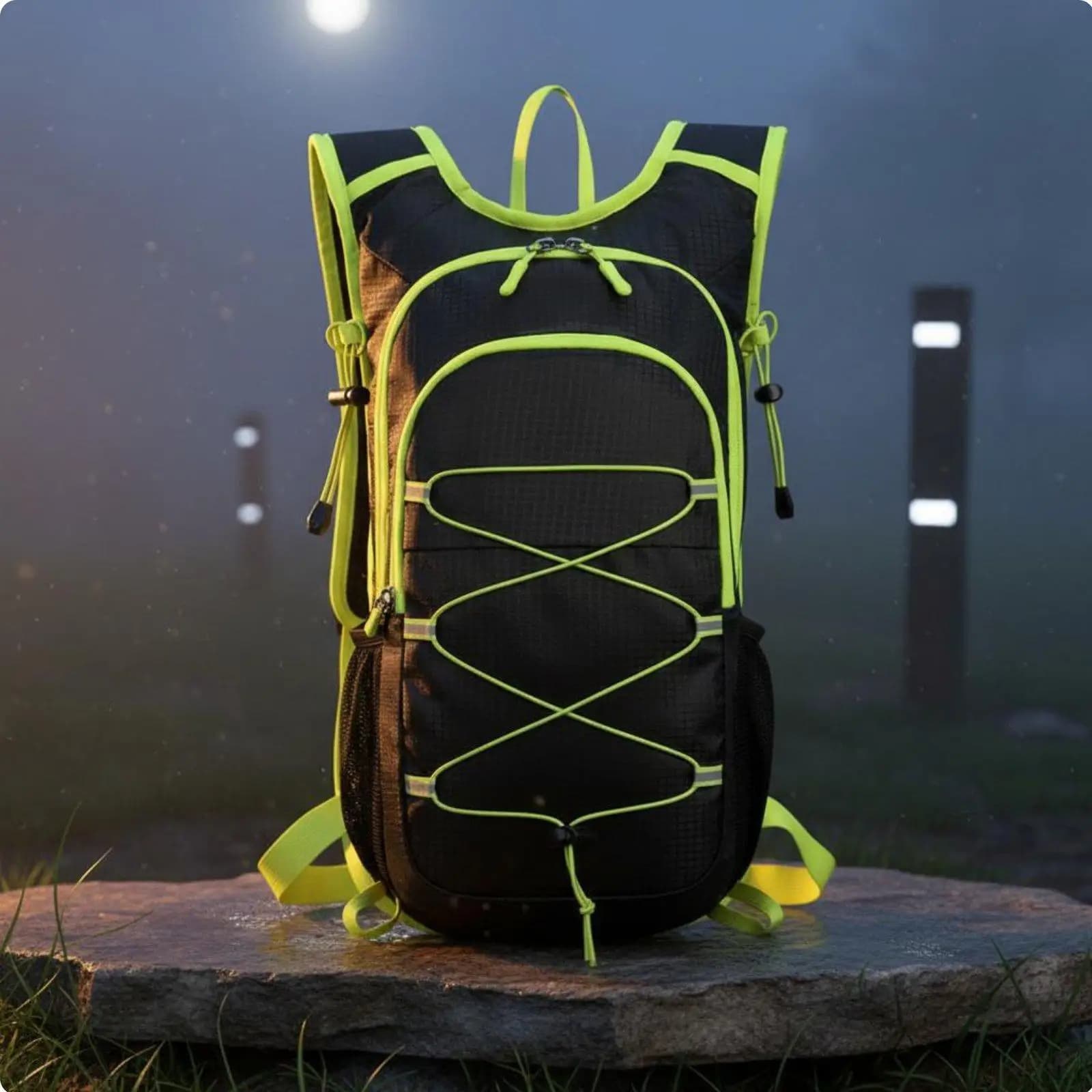 Trail Running Hydration Backpack Breathable Large Capacity Pack Bag for Hiking Expedition Camping