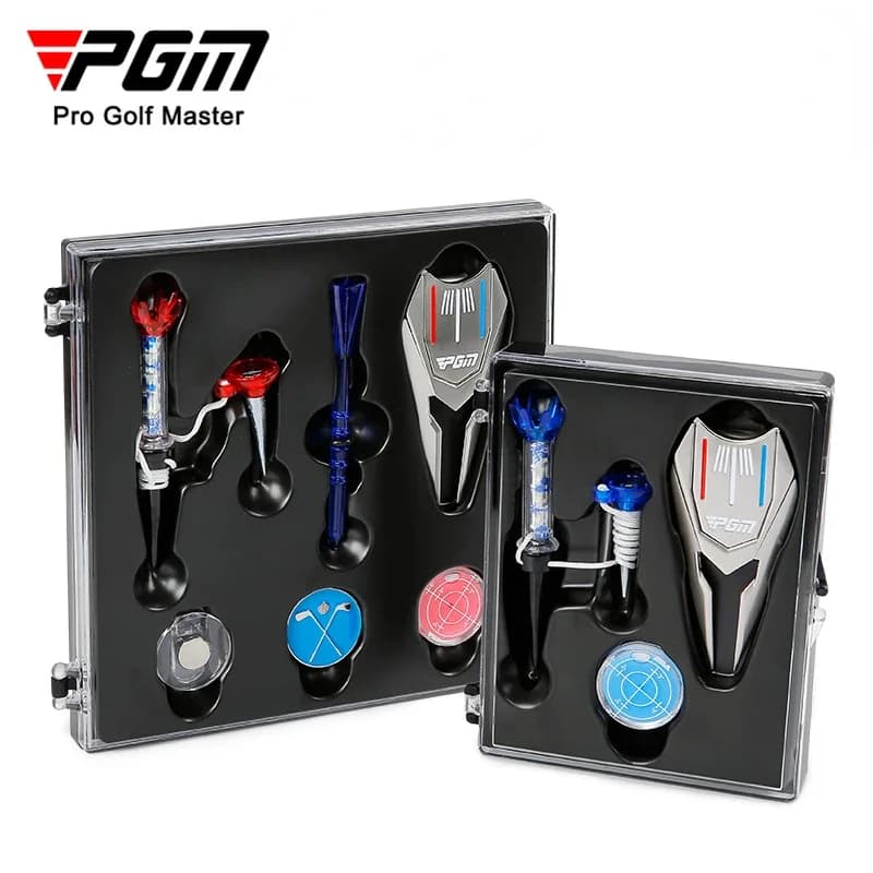 Set di accessori da golf PGM Mark Hat Clip magnetica per palla madre Tee Confezione regalo forcella verde MK012